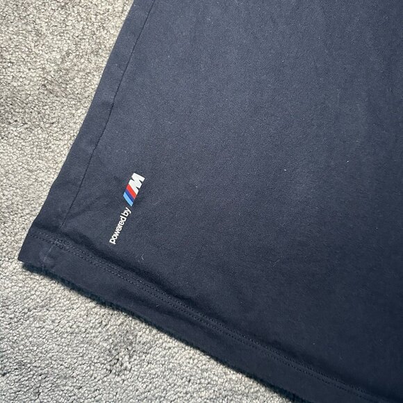 Puma BMW Shirt Mens Large Blue M Series Motorsport Short Sleeve Racing - Picture 6 of 9